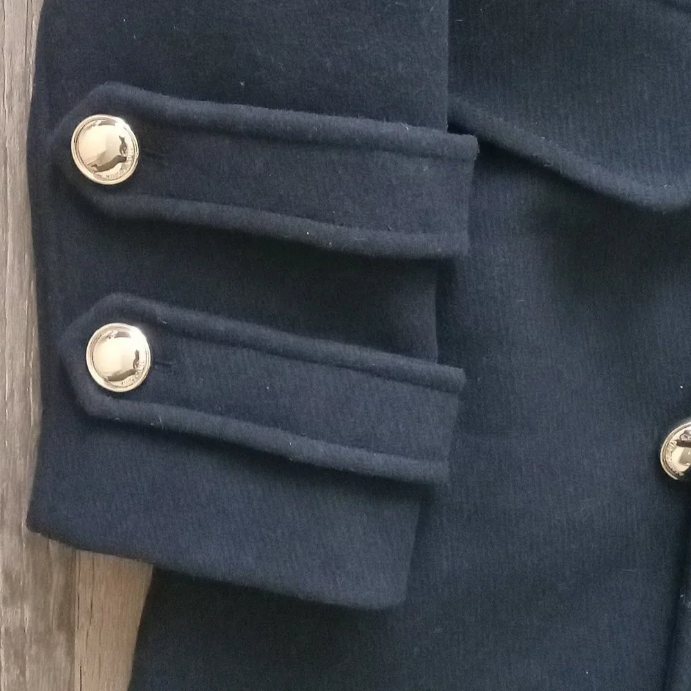 NWT VINCE CAMUTO WOOL BLEND DOUBLE BREASTED TRENCH COAT - Picture 5 of 9